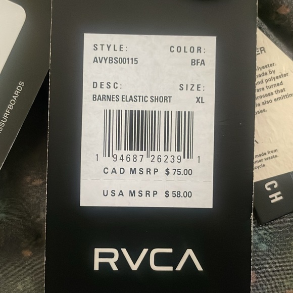 Men's RVCA Swim Shorts - Picture 5 of 5